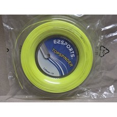 EZSPORTS TOPSPINDER 網球線 1.23mm, 螢光黃, 1個