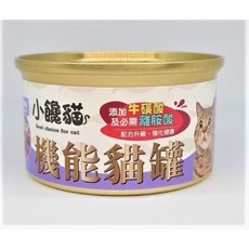 小饞貓 機能貓湯罐 - 添加牛磺酸及必需胺基酸 配方升級 強化健康, 80g, 24個, 鮪魚+蔓越莓