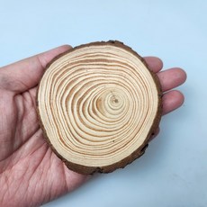 나무 차받침 우드 티코스터 찻잔 컵 받침, 나무색, 1개