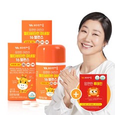 비타민마을 맘편한 어린이 멀티비타민 미네랄 16밸런스 135g, 90정, 2개