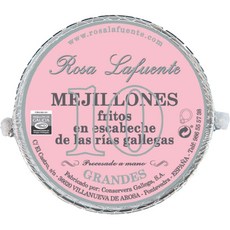 스페인 로사 라푸엔테 갈리시아 홍합 절임 튀김 rosa lafuente Galicia mussel pickled fries, 3개, 115g