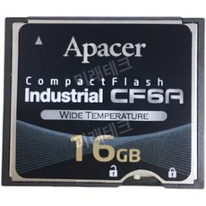 광범위 온도 범위 CNC 공작기계용 Apacer CF16G CF6A 산업용 CF 카드(16GB), Apacer CF6A 16GB
