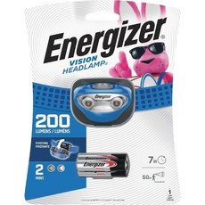 Energizer LED 헤드램프 손전등 매우 밝음 컴팩트 스포츠 헤드 램프 완벽한 러닝 헤드램프 배터리 포함 182239, Energizer LED 헤드램프 손전등, 매우 밝음,