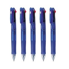 제브라 클립온 4색 볼펜 0.7mm 5개, 혼합, 1개