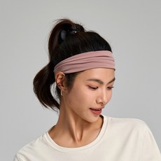 哆哆購 運動髮帶 彈力吸汗絲巾 夏季跑步頭巾, 1個, 乾花色