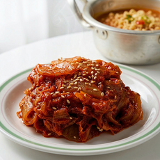 또밥찬 맛있는 볶음김치 캠핑 라면 도시락 볶은김치 밑반찬 라면 두부, 1개, 1kg