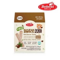 베베스트 처음먹는 칼슘 츄러스 45.5g, 코코아, 1개