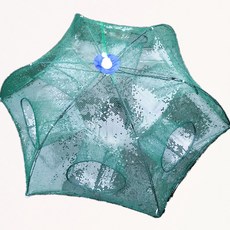 우산통발 6각 접이식 민물 새우 어망 통발 똑템, 1개