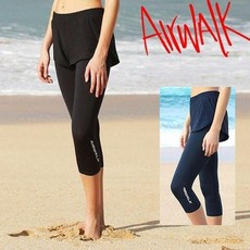 [공식] 에어워크서프 여성래쉬가드 7부 반바지레깅스 YAWe4110