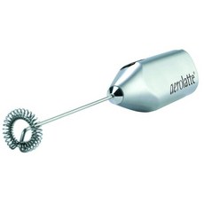 英國aerolatte 食品級18/8不銹鋼電動奶泡棒，三色可選，輕鬆製作綿密奶泡, 亮銀色