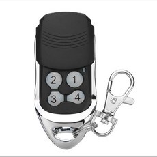 DOMINATOR 차고 문짝 리모컨 차고 명령 오프너 알람 리모컨 4 채널 게이트 제어 433Mhz, 1개, [01] 115