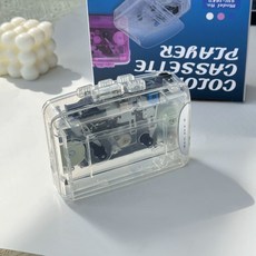 휴대용 카세트플레이어 레트로 워크맨 라디오 내일도출근, A
