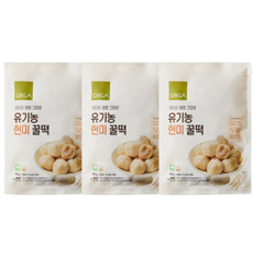 올가 유기농 현미 꿀떡 480g, 3개