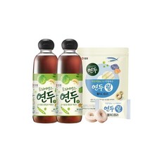 하프클럽/샘표 연두 순 830ml 2병+연두링 멸치디포리 80g, 2개