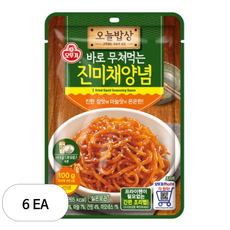 오뚜기 오늘밥상 진미채양념, 6개, 100g