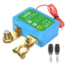 원격 배터리 분리 스위치 자동차용 12V 킬 스위치 200A 업그레이드 제어 네거티브 차단 방지 및 트럭용 배수 격리기 RV 360A 시동, Heavy Duty Intelligent Swith