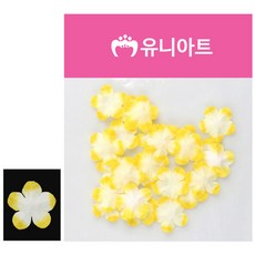 유니아트 (조화꽃) 1000 싸리꽃 (흰색.노랑), 본상품