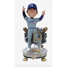 全新官方現貨 大谷翔平 冠軍搖頭娃娃 世界限量2024組 全手工手繪 Ohtani Bobblehead, 1個