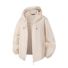 夏季輕薄透氣防曬外套 冰絲防曬衣 抗紫外線 戶外休閒運動皮膚衣, 無規格, 杏色