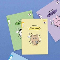 온몰 초등공책 5칸 기초노트 1권 한글공책 받아쓰기장, 랜덤 1권