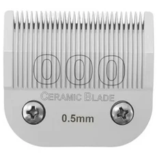 Andis AG AGC AGP DBLC MBG SMC/Oster A5/Wahl KM10 시리즈 애완 동물 가위와 호환되는 전문 헤어 트리머, 07 NO.ooo(0.5mm)