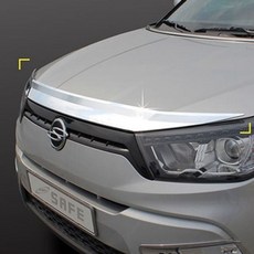 티볼리 본넷 가드 크롬 후드 버그 가드 보호 몰딩 nys+84492Zr