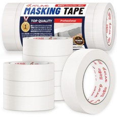 아뜰라임 도장 커버링 종이 마스킹테이프 25mm x 20m, 8개