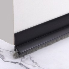 가려거든 간편설치 방문 외풍 차단 문틈막이 블랙 3cmX1m, 3개