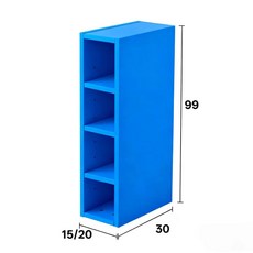 당당상점 까꿍선반 공간 좁은 주방 활용 벽, 블루 15 길이 30 깊이 99 높이
