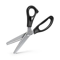 5mm (C) 삼코스 핑킹 가위 삼각 들쭉날쭉한 스테인리스제 들쭉날개 가위