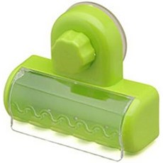생활용품 크리에이티브 욕실 벽걸이 칫솔 박스 커버 포함 5개 홀더파란색, Green