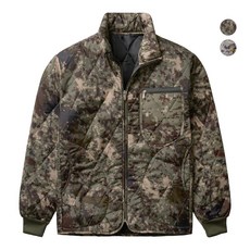 모니즈 M~3XL 모자이크 하이넥 깔깔이 점퍼 퀼팅 자켓 빅사이즈 방한복 군용 내피 겨울 방한 작업복 솜 경량 KKA112