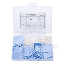 300 개/대 TO-220 TO-3 부싱 트랜지스터 절연 패드 실리콘 방열판 심 와셔 노트북 CPU GPU