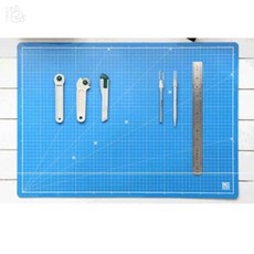 롱스팜 윈스타 A1 컬러컷팅판 스카이블루 책상작업매트