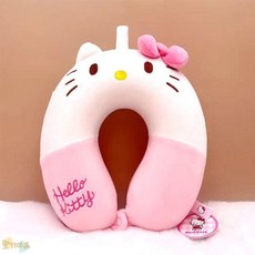 호기마트 헬로키티 목쿠션 비행기목베개, 블루