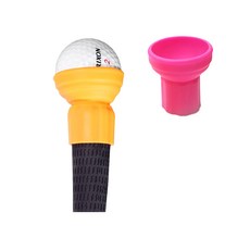 투딘골프 골프공 회수기 실리콘 볼 픽업기 퍼팅라이너, 1개, 핑크