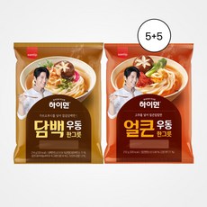[삼립] 하이면 우동 한그릇 얼큰+담백 426g 10개