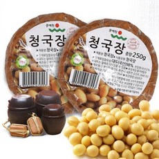 [1+1] 실속 고급 생청국장(국산) 250g 맛있는 밥상, 단품