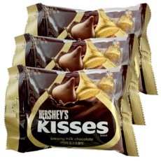허쉬 키세스 크리미 밀크초콜릿, 150g, 3개