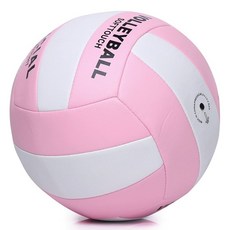 중학생 배구공 연습볼 닷지볼 스펀지볼 훈련용, 1개, 2.0 두께 핑크 화이트