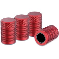 알루미늄 벨브 스템 캡 헤비 듀티 타이어 방진 공기 방지 밸브 커버 자동차 suv 트럭 오토바이 자전거용, Red 2