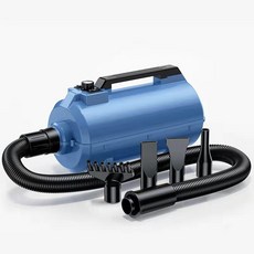 강아지 드라이기 에어블로워 대형견 펫 드라이룸 고출력 저소음 고양이 미용 장비 털말리기 강력 송풍기, A. 하늘색 (무단변속), 1개