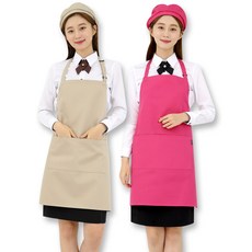 휴니패코 국내산 목걸이형 앞치마 N-01, 1개, 베이지