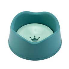 【寵物來了】皇冠漂浮不濕嘴飲水碗 寵物水碗 自動升降 不濕嘴 皇冠水碗 狗碗 貓碗 水碗, 1個, 寵物來了 皇冠漂浮不濕嘴飲水碗-綠