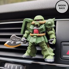 자동차 차량용 내부 건담 제품 장식 미니 피규어 조립 프라모델 디스플레이 소품 인테리어 컬렉션, 10.자쿠 II