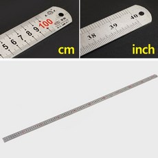 100cm 제도용 쇠자 센치 인치자+글로벌커머스랩Shop