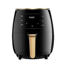 跨境空氣炸鍋家用大容量智能可視多功能Air fryer 6L黑色空氣炸鍋, 1個, 6L黑色空氣炸鍋美規11V