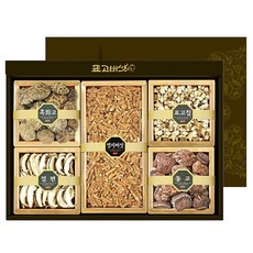 [품질보장]자연식탁 국내산 건표고버섯 선물세트 장생3호 (흑화고150g 영지버섯칩200g 동고150g 표고칩100g 절편70g), 1세트