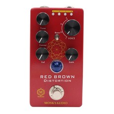 Mosky RED BROWN Distortion 電吉他 破音 效果器, 1個