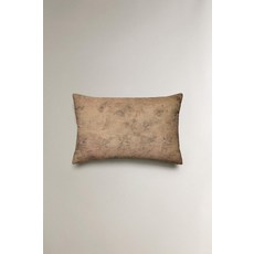 zara 자라 플로랄 쿠션 커버 - 핑크309259, 40 x 60 cm